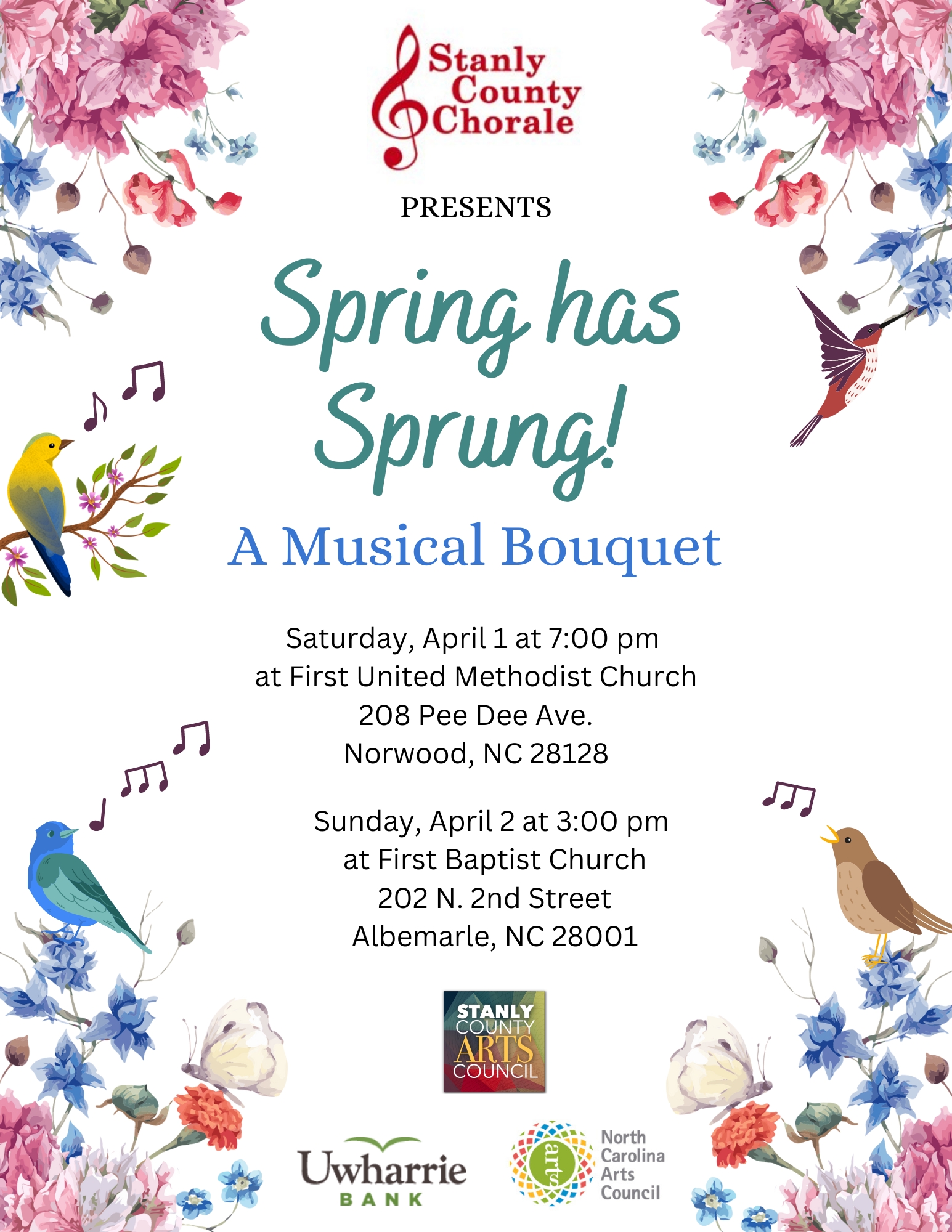 Spring Has Sprung! A Musical Bouquet