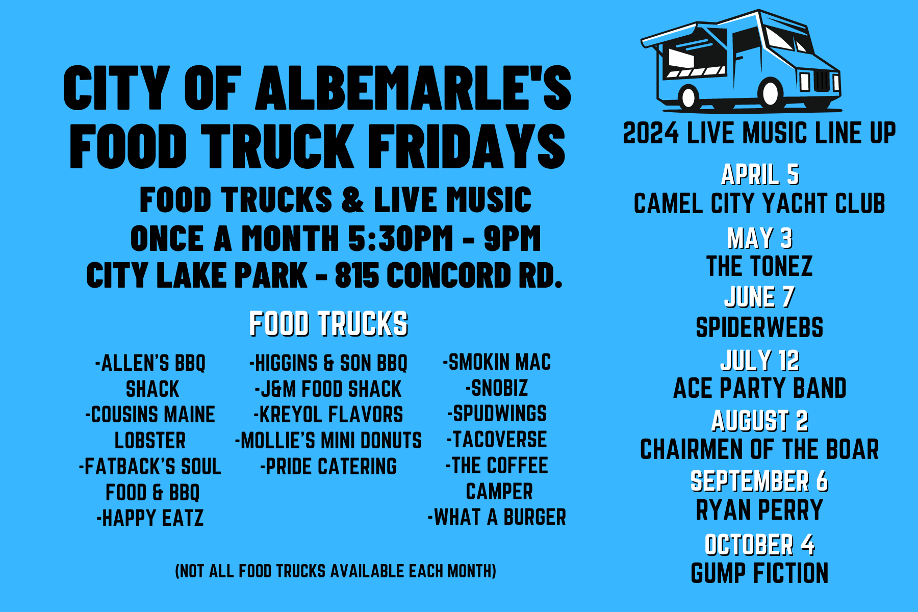 City of Albemarle’s Food Truck Fridays