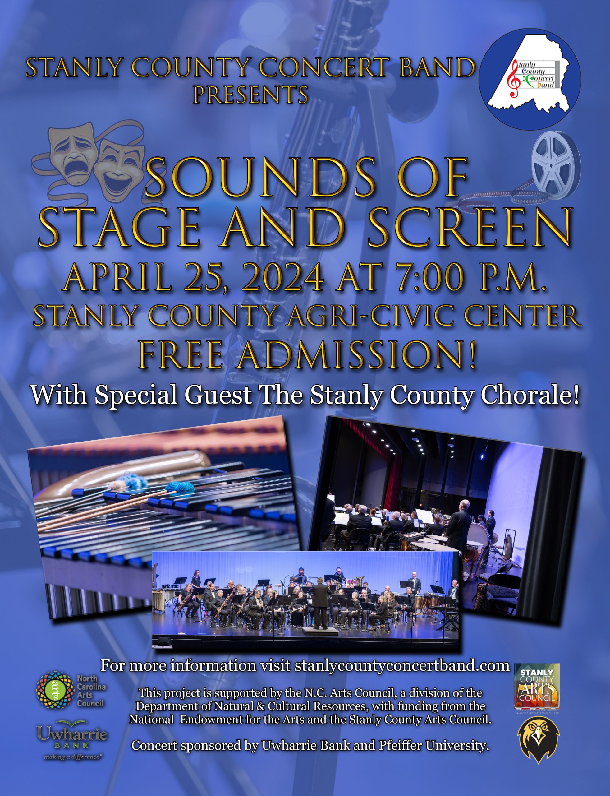 Stanly County Concert Band presents Sounds of Stage and Screen