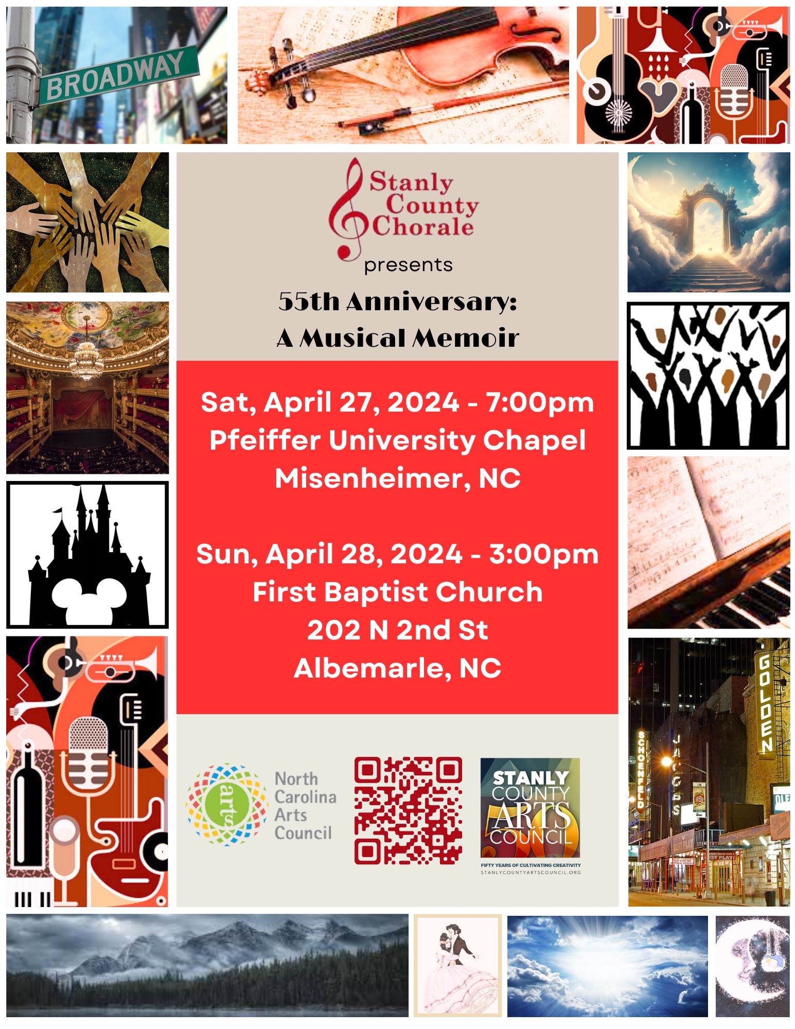 Stanly County Chorale presents 55th Anniversary: A Musical Memoir