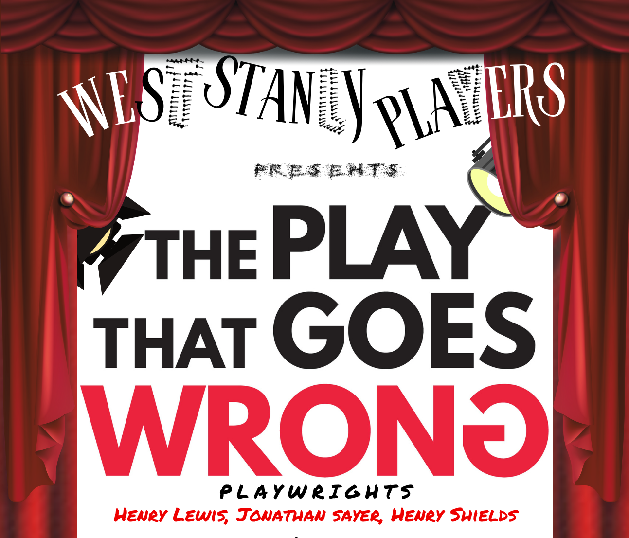 West Stanly Players presents “The Play That Goes Wrong”