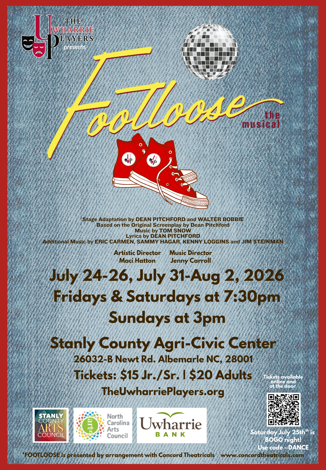 The Uwharrie Players presents Footloose the Musical